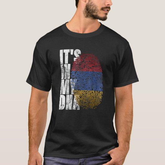 It's In My DNA Armenian Sign Proud Pride Armenia F Tシャツ (正面)