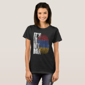It's In My DNA Armenian Sign Proud Pride Armenia F Tシャツ (正面フル)