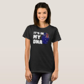 It's In My DNA Australia Flag Fingerprint Men Wome Tシャツ (正面フル)