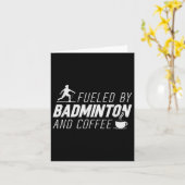 Its In My Dna Badminton Shuttle Racket Badminton P カード (黄色い花)