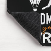 Its In My Dna Badminton Shuttle Racket Badminton P マウスパッド (コーナー)