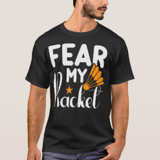 It'S In My Dna Badminton Shuttlecock Racket Badmin Tシャツ