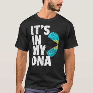 Its In My Dna Bahamas Flag National Country(私のDnaバ Tシャツ