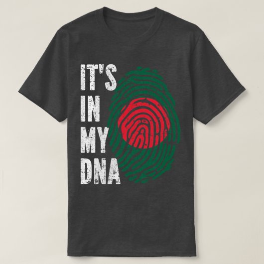 ITS IN MY DNA Bangladesh男性女性子供 Tシャツ (デザイン正面)