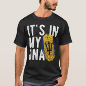 It's in my DNA Barbados Flag Fingerprints Tシャツ (正面)