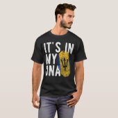 It's in my DNA Barbados Flag Fingerprints Tシャツ (正面フル)