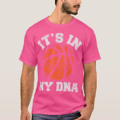 It'S In My Dna Basketball Player Coach Funny Team  Tシャツ (正面)