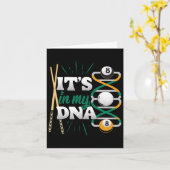 It's In My Dna - Billiard Queue Pool Player カード (黄色い花)