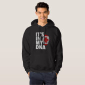 Its In My Dna Canadian Flag Nationalプライド パーカ (正面フル)