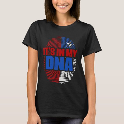 It's In My DNA Chile Country Flag Citizenship Race Tシャツ (正面)