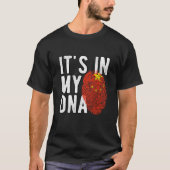 It's in my DNA China Flag Fingerprints Tシャツ (正面)