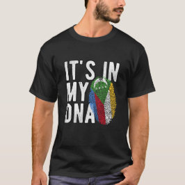 It's in my DNA Comoros Flag Fingerprints Tシャツ