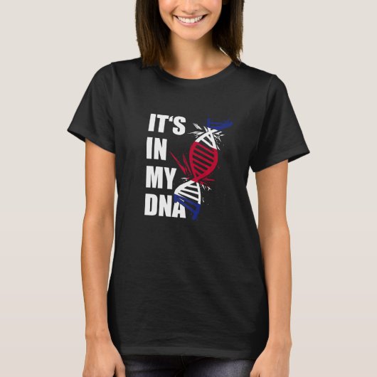 It's In My DNA Costa Rican Roots Costa Rica Pride  Tシャツ (正面)