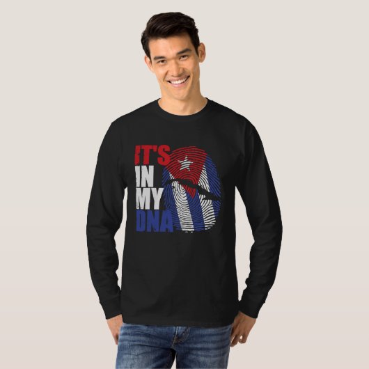 It's in my DNA Cuba Cuban Flag Tシャツ (正面フル)