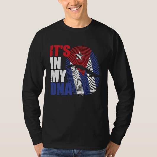 It's in my DNA Cuba Cuban Flag Tシャツ (正面)