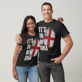 ITS IN MY DNA England Flag English RootsプライドGen Tシャツ (ユニセックス)