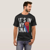 It's in my DNA Eritrea Flag Fingerprints Tシャツ (正面フル)