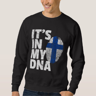 Its In My Dna Finland Flagプライド国 スウェットシャツ