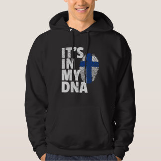Its In My Dna Finland Flagプライド国 パーカ