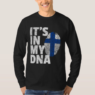 Its In My Dna Finland Flagプライド国 Tシャツ