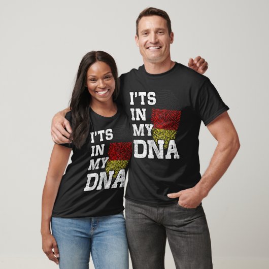It's In My DNA German Fingerprint Proud Germany Fl Tシャツ (ユニセックス)