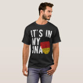 It's in my DNA Germany Flag Fingerprints Tシャツ (正面フル)