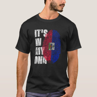 IT's IN MY DNA Haiti Flag Haitian Tシャツ