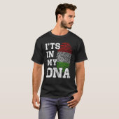 It's In My DNA Hungarian Fingerprint Proud Hungary Tシャツ (正面フル)