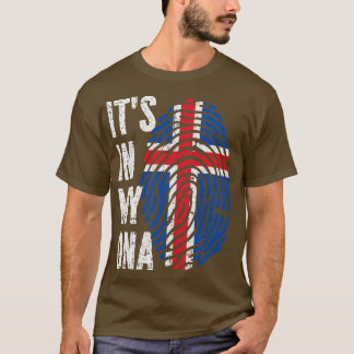 ITS IN MY DNA Iceland Flagメンズウィメンズキッズ Tシャツ