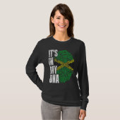 It's in My DNA Jamaican Flag Jamaica Black History Tシャツ (正面フル)