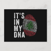 It's In My DNA - Lebanon Flag ポストカード (正面)