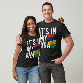 It's in my DNA Mauritius Flag Fingerprints Tシャツ