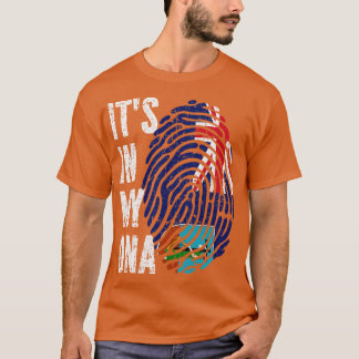 ITS IN MY DNA Montserrat Flag男性女性子供 Tシャツ