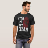 It's In My DNA Moroccan Fingerprint Proud Morocco Tシャツ (正面フル)