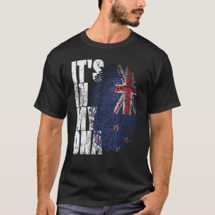 Its In My Dna New Zealand Maori Kiwi Haka Fan Nz F Tシャツ