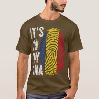 IT'S IN MY DNA Romania Flag Romanian  Tシャツ