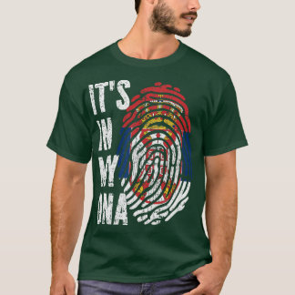 ITS IN MY DNA Serbiaフラグ男性女性子供 Tシャツ
