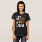 It's In My DNA Spanish Fingerprint Proud Spain Fla Tシャツ (正面フル)
