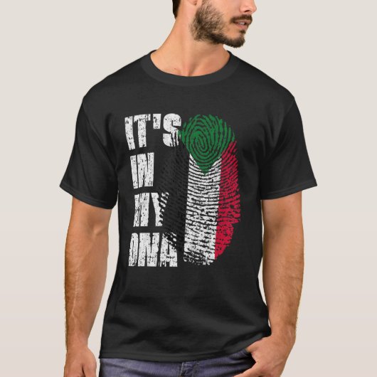 IT's IN MY DNA Sudan Flag South Sudanese Tシャツ (正面)