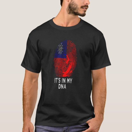 It's In My DNA Taiwanese  Proud Taiwan Flag Tシャツ (正面)