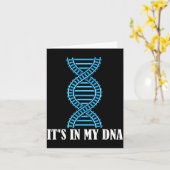 Its In My Dna Train Track Railfan Railroad Lover  カード (黄色い花)