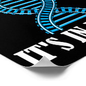 Its In My Dna Train Track Railfan Railroad Lover  ポスター (角)