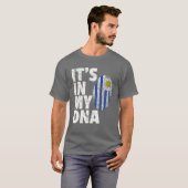 IT's IN MY DNA Uruguay Flag Official Pride Gift Co Tシャツ (正面フル)