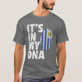 IT's IN MY DNA Uruguay Flag Official Pride Gift Co Tシャツ (正面)
