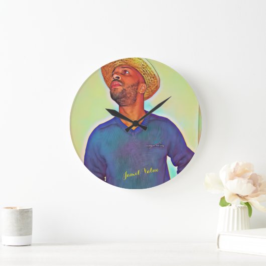 It's Jamil Value Time: Custom Wall Clock ラージ壁時計 (ホーム)