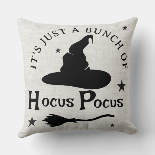 It's Just a Bunch of Hocus Pocus Throw Pillow クッション (裏面)
