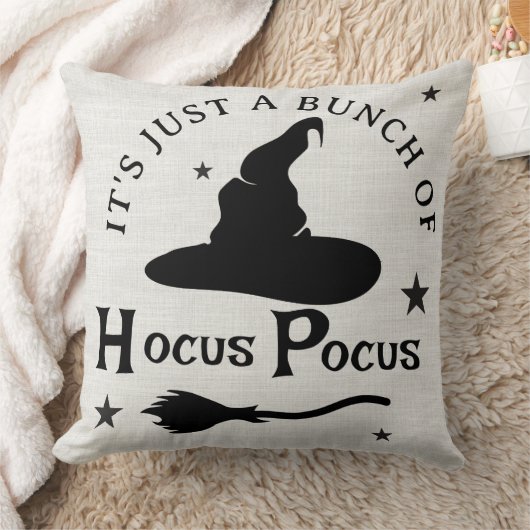 It's Just a Bunch of Hocus Pocus Throw Pillow クッション (ブランケット)