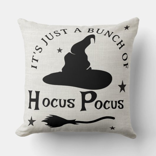 It's Just a Bunch of Hocus Pocus Throw Pillow クッション (正面)