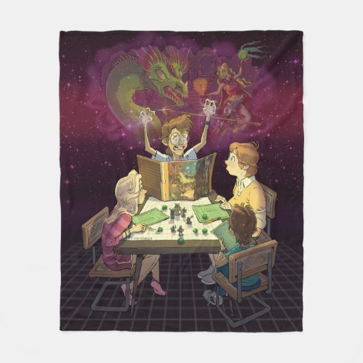 “It's Just a Fantasy” フリースブランケット (正面)