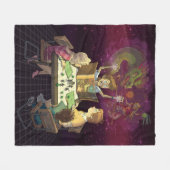 “It's Just a Fantasy” フリースブランケット (正面(横))